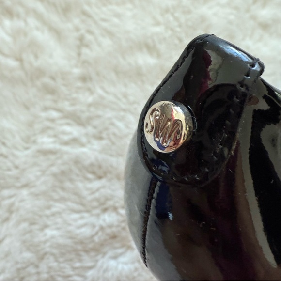 Stuart Weitzman patent leather high heels women shoes size 8 US - Picture 5 of 7